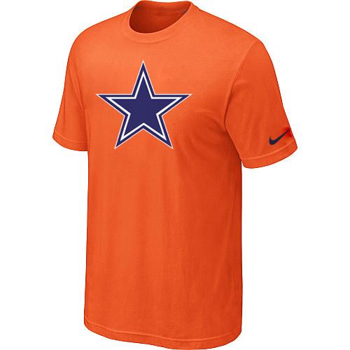 Dallas Cowboys Sideline Legend Authentic Logo Dri-FIT T-Shirt Orange Cheap