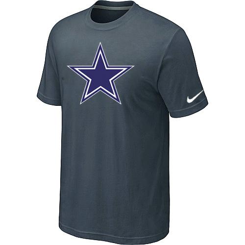 Dallas Cowboys Sideline Legend Authentic Logo Dri-FIT T-Shirt Grey Cheap