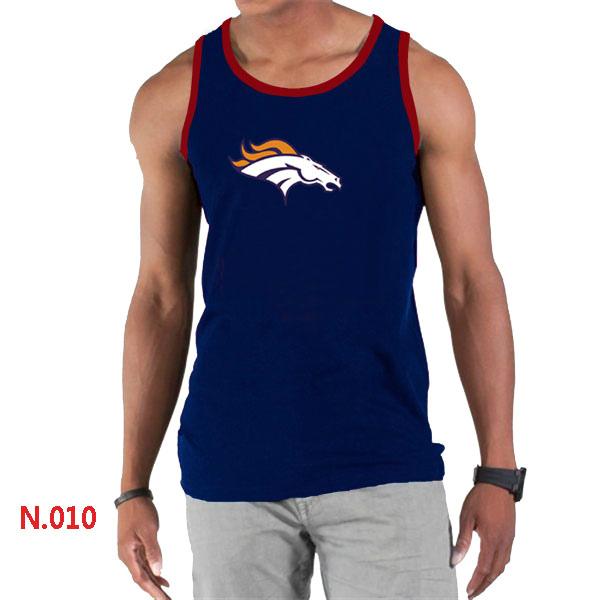 Nike NFL Denver Broncos Sideline Legend Authentic Logo men Tank Top D.Blue Cheap