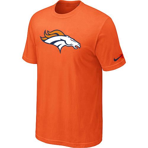 Denver Broncos Sideline Legend Authentic Logo Dri-FIT T-Shirt Orange Cheap
