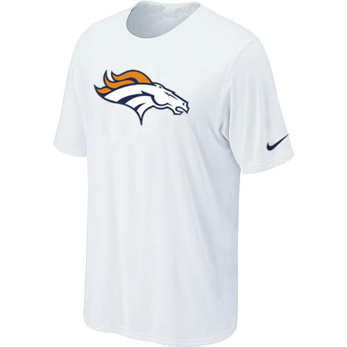 Denver Broncos Sideline Legend Authentic Logo Dri-FIT T-Shirt White Cheap