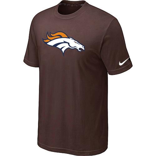 Denver Broncos Sideline Legend Authentic Logo Dri-FIT T-Shirt Brown Cheap