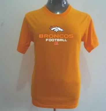 Danver Broncos Big & Tall Critical Victory T-Shirt Yellow Cheap