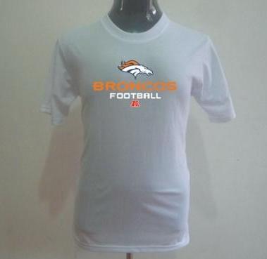 Danver Broncos Big & Tall Critical Victory T-Shirt White Cheap