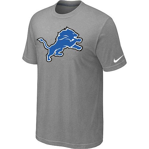Nike Detroit Lions Sideline Legend Authentic Logo Dri-FIT Light grey NFL T-Shirt Cheap