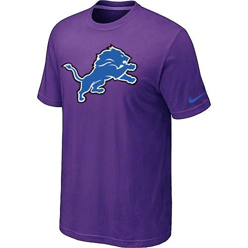 Detroit Lions Sideline Legend Authentic Logo Dri-FIT T-Shirt Purple Cheap