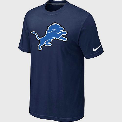 Detroit Lions Sideline Legend Authentic Logo Dri-FIT T-Shirt D.Blue Cheap