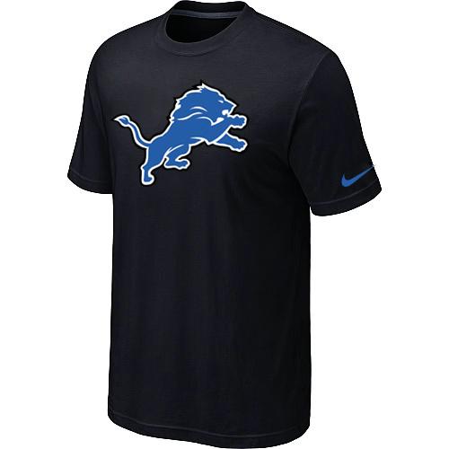Detroit Lions Sideline Legend Authentic Logo Dri-FIT T-Shirt Black Cheap