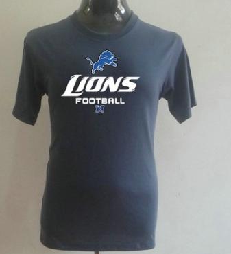 Detroit Lions Big & Tall Critical Victory T-Shirt Grey Cheap