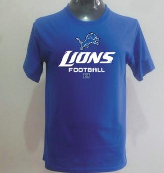 Detroit Lions Big & Tall Critical Victory T-Shirt Blue Cheap
