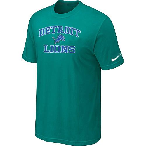 Detroit Lions Heart & Soul Green T-Shirt Cheap