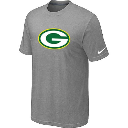 Nike Green Bay Packers Sideline Legend Authentic Logo Dri-FIT Light grey NFL T-Shirt Cheap