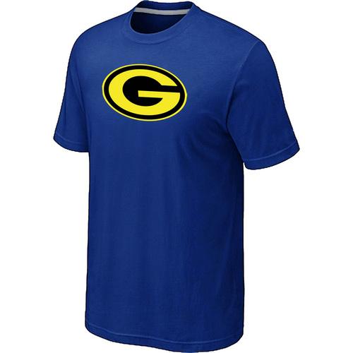 Nike Green Bay Packers Neon Logo Charcoal Blue NFL T-Shirt Cheap
