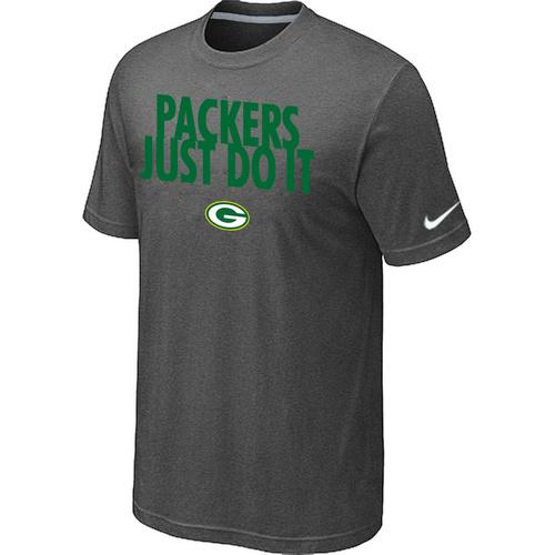 Nike Green Bay Packers Just Do It D.Grey NFL T-Shirt Cheap