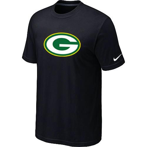 Green Bay Packers Sideline Legend Authentic Logo Dri-FIT T-Shirt Black Cheap