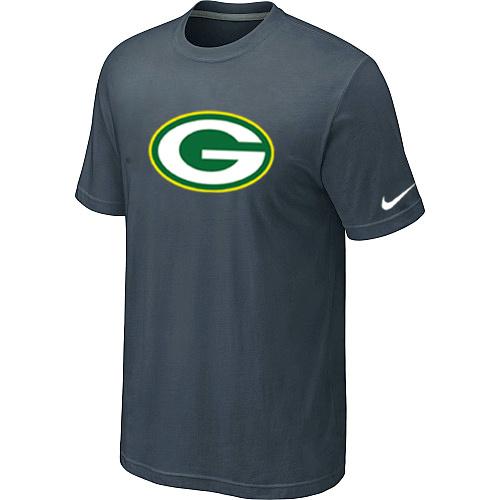 Green Bay Packers Sideline Legend Authentic Logo Dri-FIT T-Shirt Grey Cheap