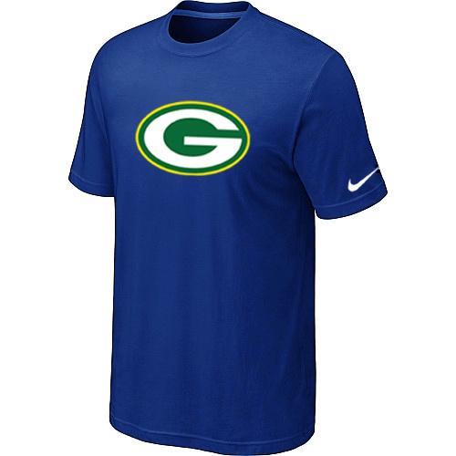 Green Bay Packers Sideline Legend Authentic Logo Dri-FIT T-Shirt Blue Cheap