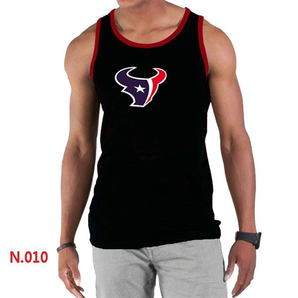 Nike NFL Houston Texans Sideline Legend Authentic Logo men Tank Top Black Cheap