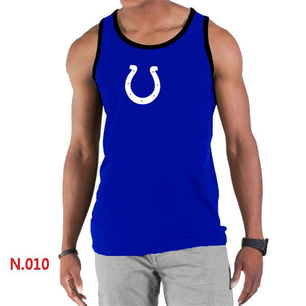 Nike NFL Indianapolis Colts Sideline Legend Authentic Logo men Tank Top Blue 2 Cheap