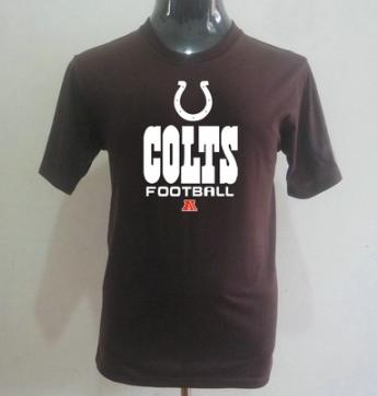 Indianapolis Colts Big & Tall Critical Victory T-Shirt Brown Cheap