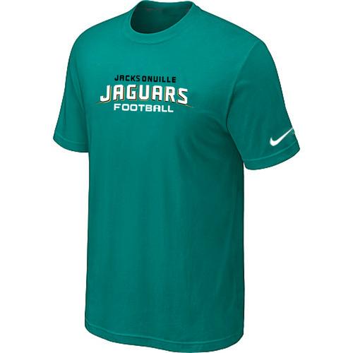 Nike Jacksonville Jaguars Sideline Legend Authentic Font Green NFL T-Shirt Cheap
