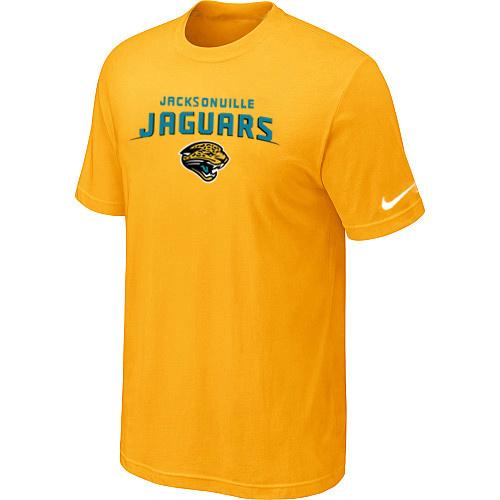 Jacksonville Jaguars Heart & Soul Yellow T-Shirt Cheap