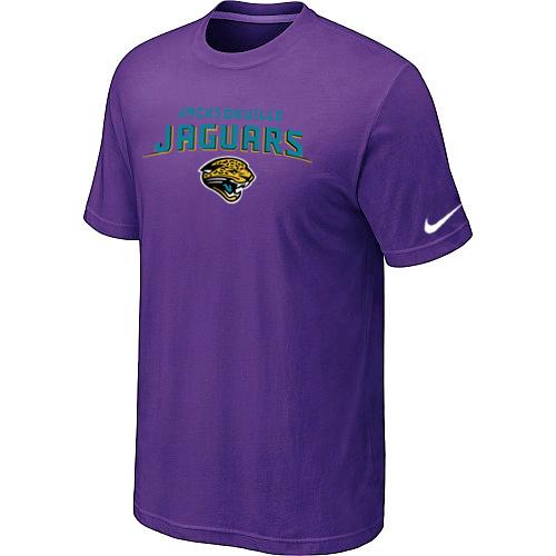 Jacksonville Jaguars Heart & Soul Purple T-Shirt Cheap