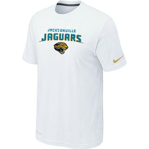 Jacksonville Jaguars Heart & Soul White T-Shirt Cheap
