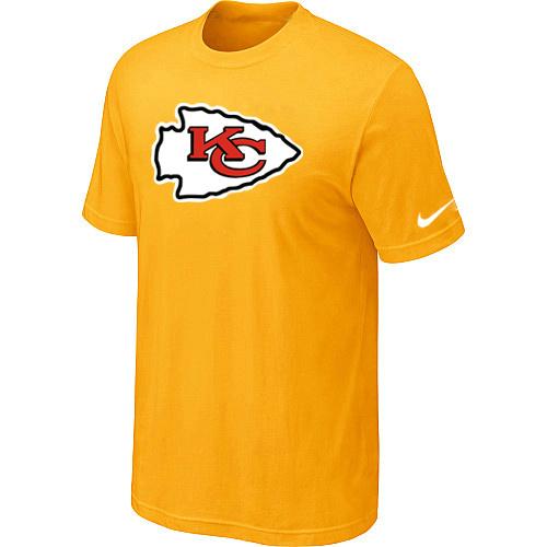 Kansas City Chiefs Sideline Legend Authentic Logo Dri-FIT T-Shirt Yellow Cheap