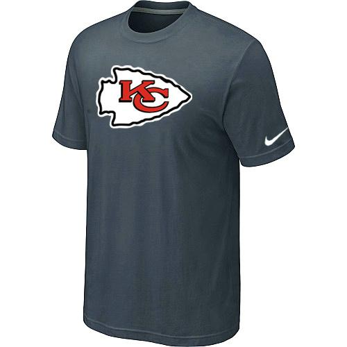 Kansas City Chiefs Sideline Legend Authentic Logo Dri-FIT T-Shirt Grey Cheap