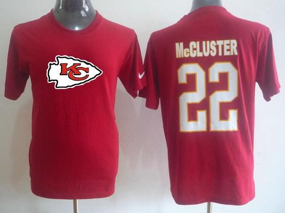 Kansas City Chiefs 22 Dexter McCluster Name & Number T-Shirt Cheap