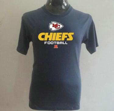Kansas City Chiefs Big & Tall Critical Victory T-Shirt Grey Cheap