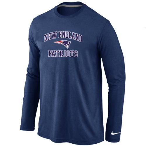 Nike New England Patriots Heart & Soul Long Sleeve T-Shirt D.Blue Cheap