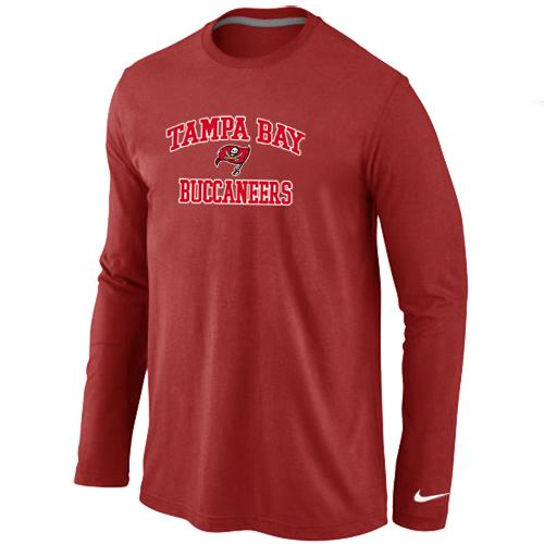 Nike Tampa Bay Buccaneers Heart & Soul Long Sleeve T-Shirt RED Cheap