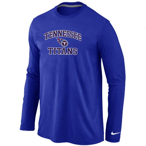 Nike Tennessee Titans Heart & Soul Long Sleeve T-Shirt Blue Cheap