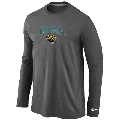 Nike Jacksonville Jaguars Heart & Soul Long Sleeve T-Shirt D.Grey Cheap