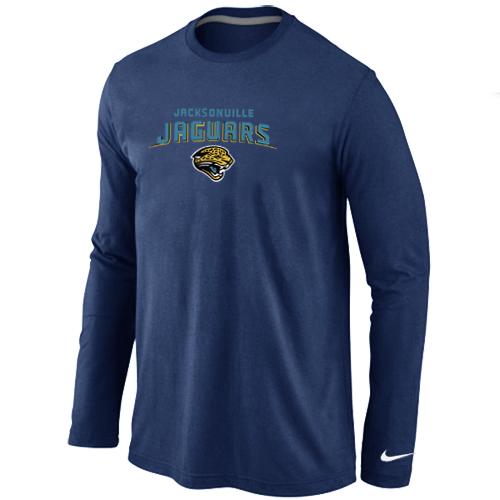 Nike Jacksonville Jaguars Heart & Soul Long Sleeve T-Shirt D.Blue Cheap