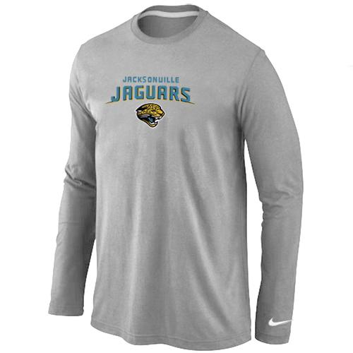 Nike Jacksonville Jaguars Heart & Soul Long Sleeve T-Shirt Grey Cheap