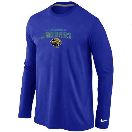 Nike Jacksonville Jaguars Heart & Soul Long Sleeve T-Shirt Blue Cheap