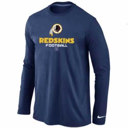 Nike Washington Redskins dark blue Critical Victory Long Sleeve NFL T-Shirt Cheap
