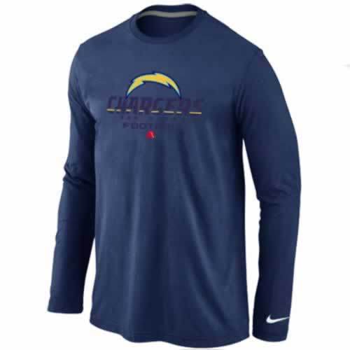 Nike San Diego Charger dark blue Critical Victory Long Sleeve NFL T-Shirt Cheap