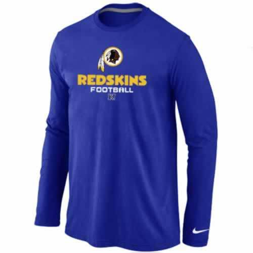 Nike Washington Redskins blue Critical Victory Long Sleeve NFL T-Shirt Cheap