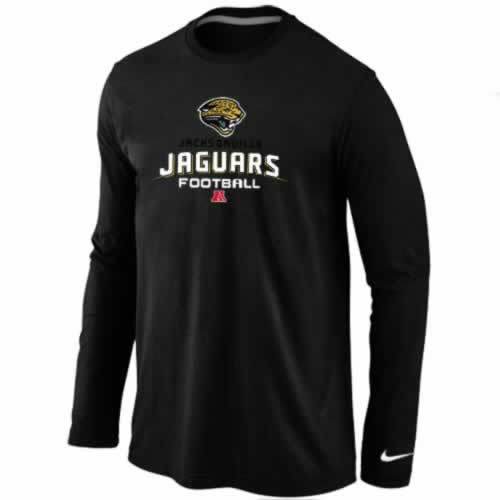 Nike Jacksonville Jaguars black Critical Victory Long Sleeve NFL T-Shirt Cheap