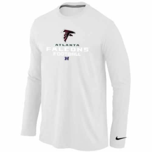 Nike Atlanta Falcons white Critical Victory Long Sleeve NFL T-Shirt Cheap