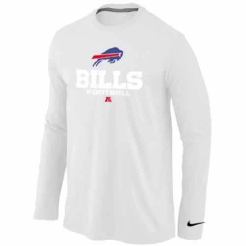 Nike Buffalo Bills white Critical Victory Long Sleeve NFL T-Shirt Cheap