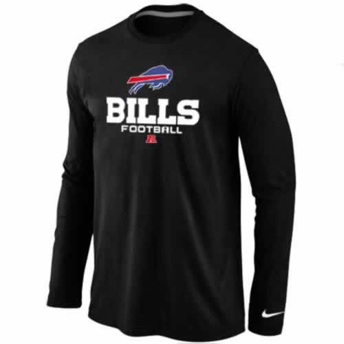 Nike Buffalo Bills black Critical Victory Long Sleeve NFL T-Shirt Cheap