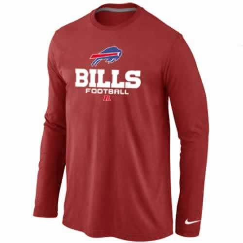 Nike Buffalo Bills red Critical Victory Long Sleeve NFL T-Shirt Cheap