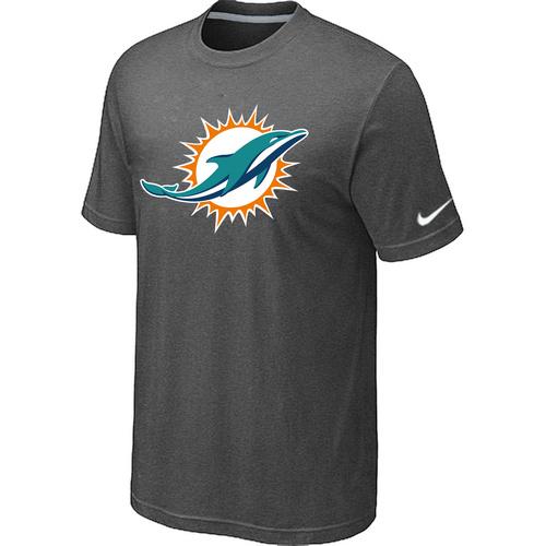Miami Dolphins Sideline Legend logo T-Shirt D.Grey Cheap