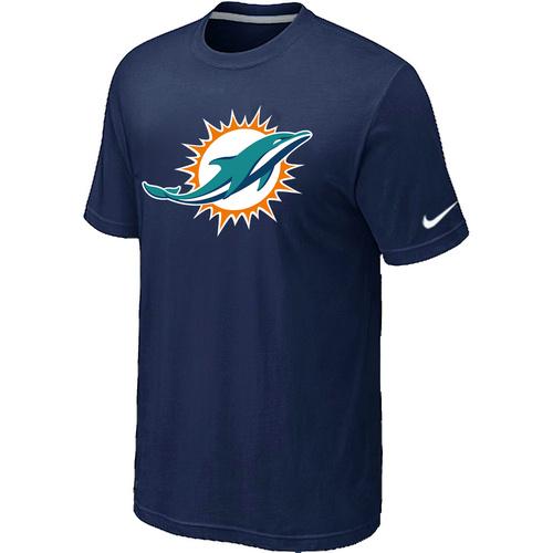 Miami Dolphins Sideline Legend logo T-Shirt D.Blue Cheap