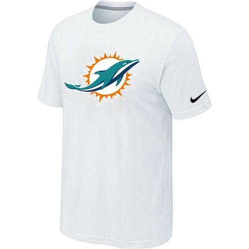 Miami Dolphins Sideline Legend logo T-Shirt White Cheap